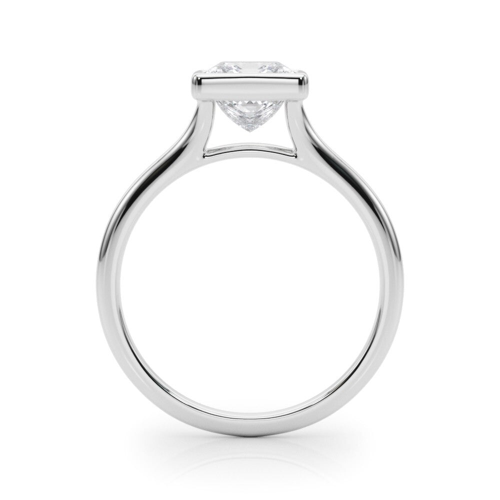 IGI 3CT E/VS Princess Cut Lab Grown Solitaire Diamond Engagement Ring - Platinum