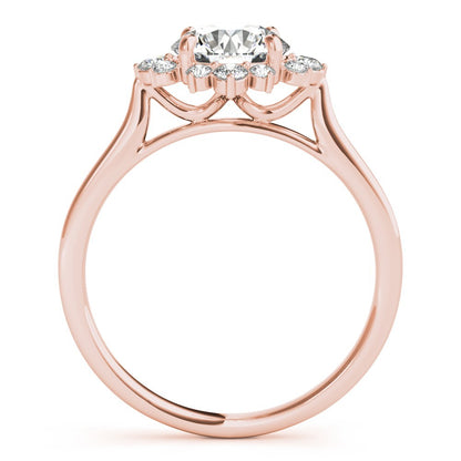 Lab-Grown Diamond Halo Engagement Ring