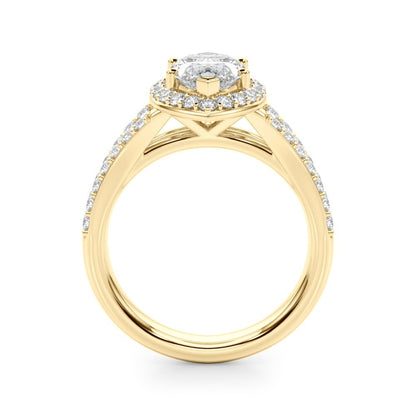 2.00Ct DE/VS Lab Grown Marquise Diamond Halo Engagement Ring Platinum