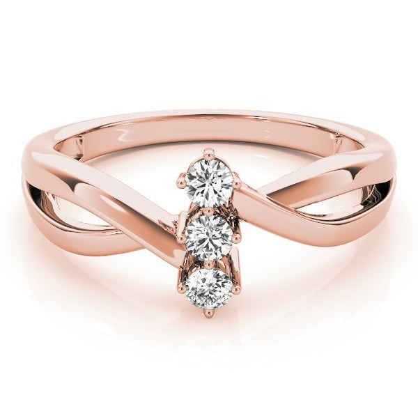 2.00Ct  DE/VS Round Lab Grown Diamond 3 Stone Engagement Ring Platinum