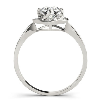 Lab-Grown Diamond Halo Engagement Ring