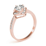 Lab-Grown Diamond Halo Engagement Ring