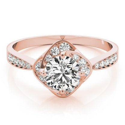  Lab-Grown Diamond Halo Engagement Ring