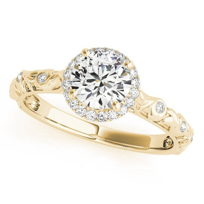 Lab Grown Diamond Halo Engagement Ring