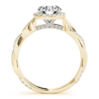 Lab-Grown Diamond 2.00 CT DE/VS Halo Engagement Ring in Platinum