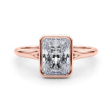 IGI Certified Lab Grown Radiant Cut Diamond Solitaire Engagement Ring