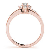 Lab-Grown Diamond Halo Engagement Ring in 18K Yellow Gold –UK Made
