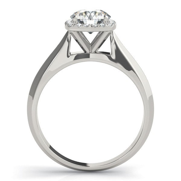 Lab-Grown Diamond Halo Engagement Ring