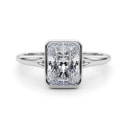 IGI Certified Lab Grown Radiant Cut Diamond Solitaire Engagement Ring