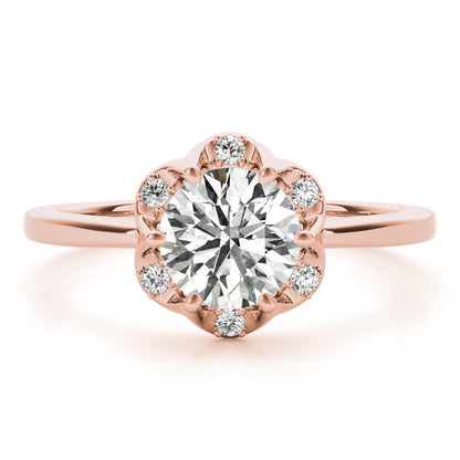 Lab-Grown Diamond 2.00 CT DE/VS Halo Engagement Ring in Platinum