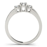 Lab Grown Round Diamond 3 Stone Engagement Ring Platinum - 0.50Ct - 2.00Ct