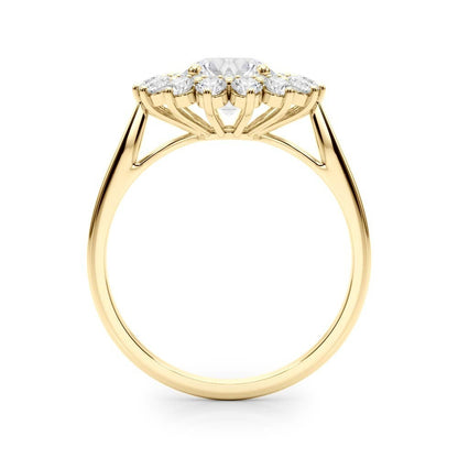 Lab-Grown Diamond Halo Engagement Ring in Platinum  DE/VS 2.00 CT