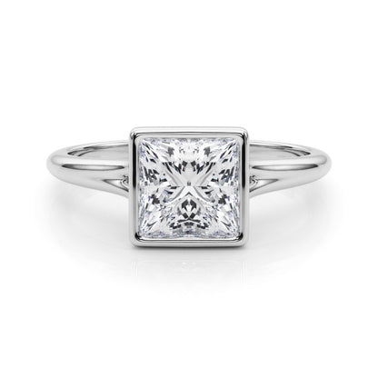 IGI 3CT E/VS Princess Cut Lab Grown Solitaire Diamond Engagement Ring - Platinum