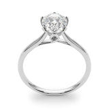 IGI 5.00 Ct F/VS Pear shape Lab Grown Diamond Solitaire Engagement Ring Platinum