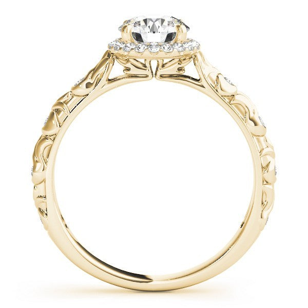 Lab Grown Diamond Halo Engagement Ring