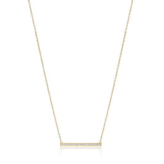 Lab Grown Diamond Bar Necklace Pendant