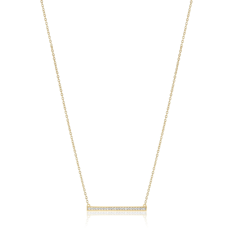 Lab Grown Diamond Bar Necklace Pendant