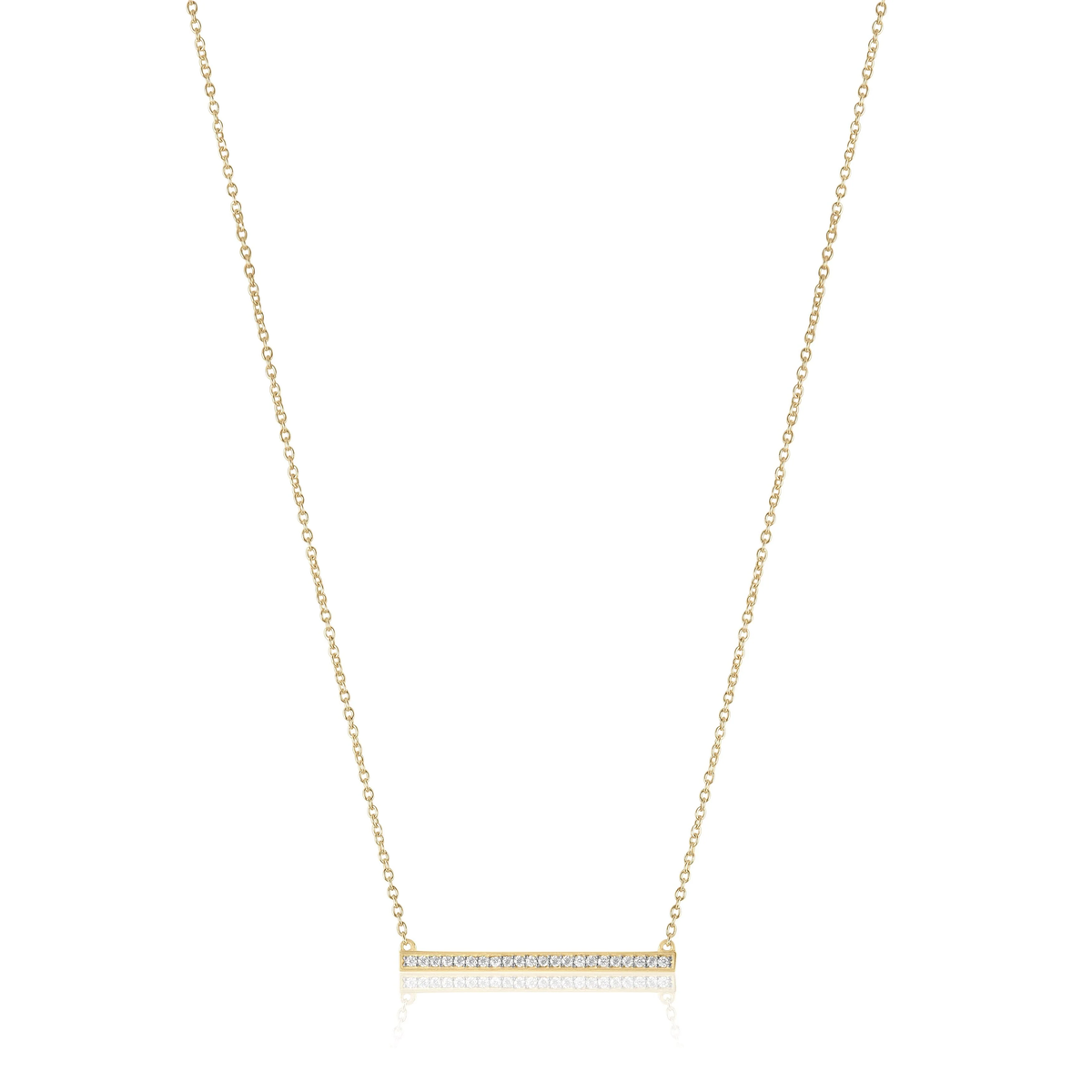 Lab Grown Diamond Bar Necklace Pendant